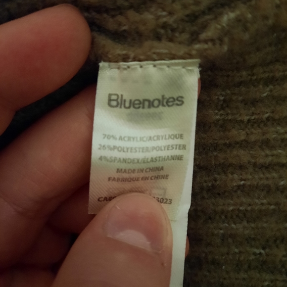 Brown Knit Open-Shoulder Body-Con Dress - Picture 5 of 5